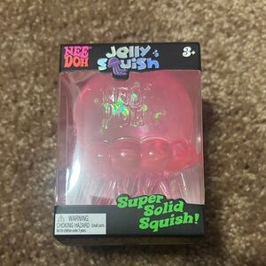 Viral Needoh jellyfish Pink Super Solid Squish Toy